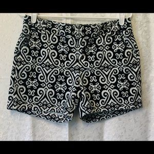 Caslon Size 4 Women’s Black & White Cotton Shorts